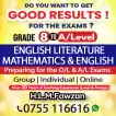 MATHEMATICS, ENGLISH & ENGLISH LIT