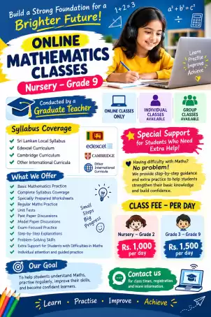 Mathematics for grade 6 - 9