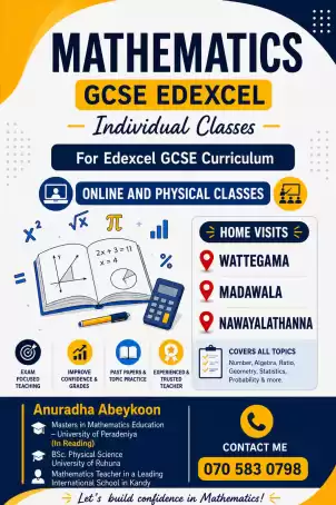 Mathematics for IGCSE (O/L)