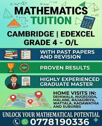 Mathematics Grade 4 - 11 Local Cambridge Edexcel