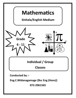 Mathematics (Grade 6 - 11)