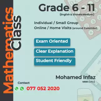 Mathematics (Grade 6-11) English & Sinhala