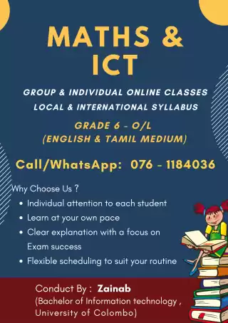Mathematics, ICT classes