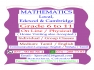 Mathematics. Local / Cambridge / Edexcel. Grade 6 to 11  ( O / L. )