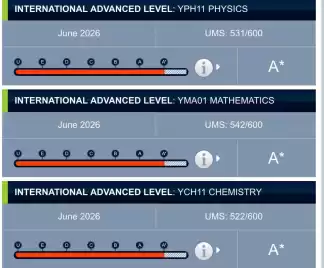 Mathematics,physics and chemistry