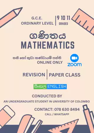 Mathematics revision and support classes | Online