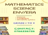 Mathematics, Science, ENV/ERA Classes For Students From Grade 1 To 9