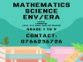 Mathematics, Science, ENV/ERA Classes For Students From Grade 1 To 9