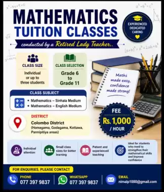 Mathematics Tuition Classes