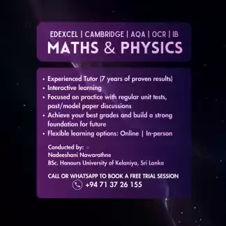 Maths and Physics