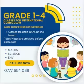 Maths and Science Classes Grade 1-4