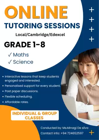 Maths and Science (Local/Cambridge/Edexcel) Online Classes