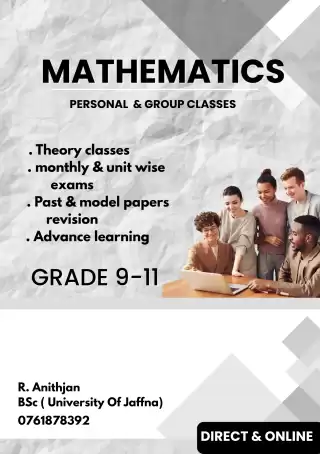 Maths class ( direct & online)