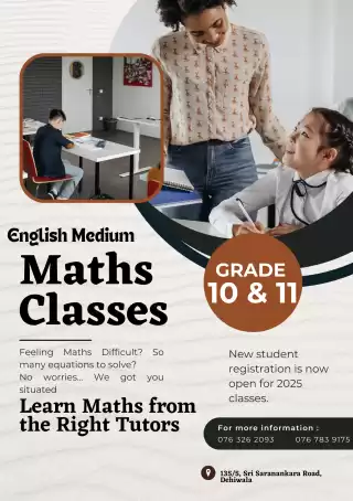 Maths class (English medium)