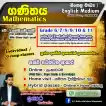 Maths class for Grade 6-11 (සිංහල/English medium)