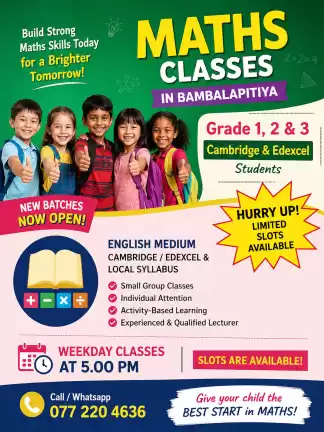 Maths Classes for Primary Students