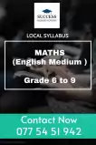 Maths- English medium