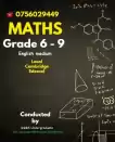 Maths Grade 6 - 9 English Medium