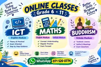Maths , ICT and Buddhism online class