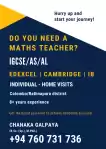 Maths - IGCSE/AS/AL