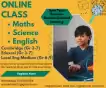 Maths/Science/English ONLINE classes