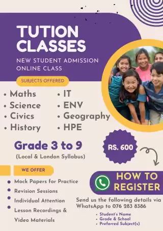 Maths, Science, ENV, HPE, Civics, ICT and History for Grade 3 to 9