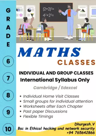 MATHS TUITION CLASSES