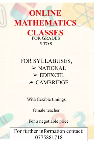 Maths tutoring