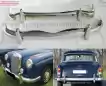 Mercedes Ponton 6 cylinder W180 220S Coupe Cabriolet bumpers (1954-1960)