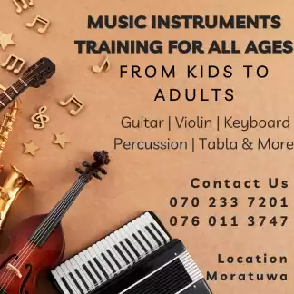 Music instrument training for all age groups