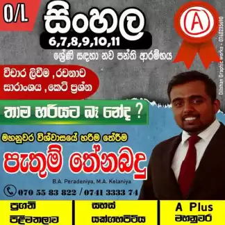 නුවර සිංහල පන්තිය