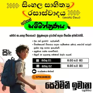 සිංහල සාහිත්‍ය රසාස්වාදය අවසන් සම්මන්ත්‍රණය