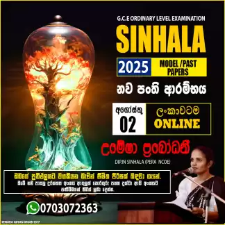 සිංහල භාෂාව හා සාහත්‍යය
