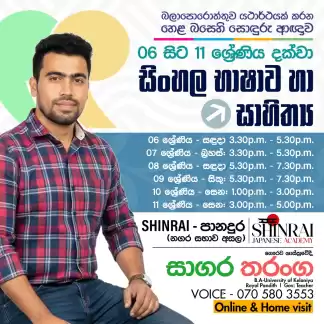 සිංහල භාෂාව හා සාහිත්‍ය