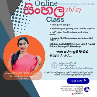 අපේ සිංහල පන්තිය