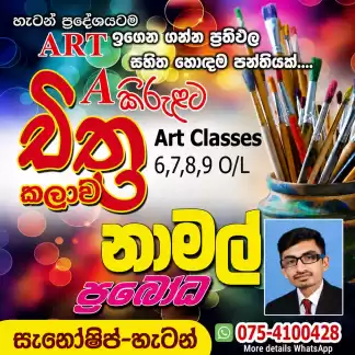 චිත්‍ර කලා නව පන්ති.