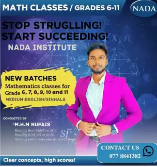 Nada Institute Maths classes/Grades 6-11