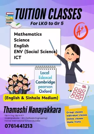 New classes for LKG to grade 5