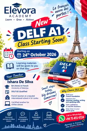 NEW DELF A1 FRENCH CLASS – ELEVORA ACADEMY 💜