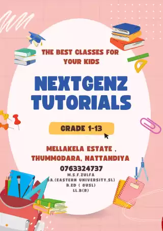 NextGenZ Tutorials -Grade 1-13