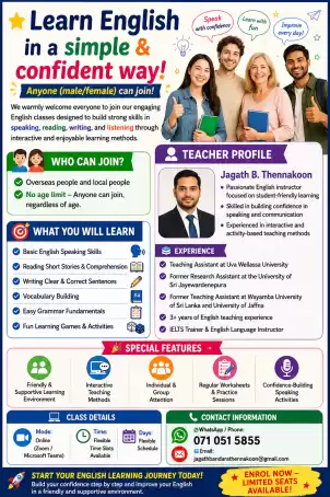 🌟 NO AGE LIMIT 🌟🌟 Build Your English Skills in a Friendly, Simple & Confident Way! 🌟