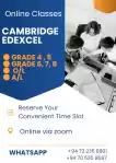 O/L & A/L Mathematics - Cambridge & Edexcel