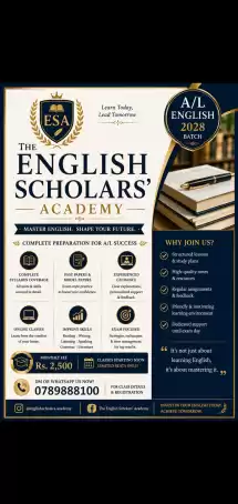 O/L and A/L General English classes