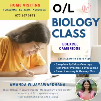 O/L Biology | Cambridge, Edexcel Syllabus | Home Visiting