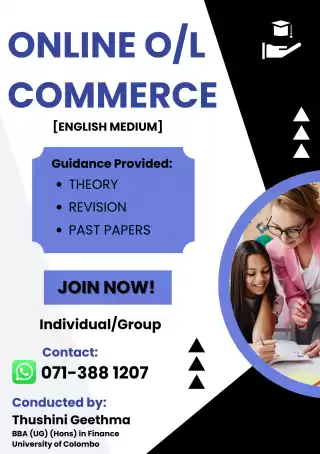 O/L COMMERCE ENGLISH MEDIUM