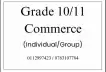 O/L commerce-individual and group classes