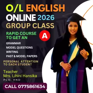O/L English 2026 Group Class