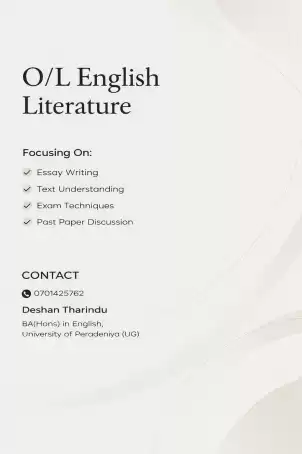 O/L English Literature Classes