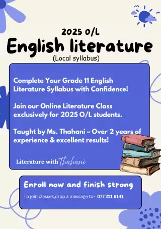 O/l English literature online class