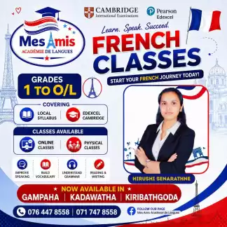 O/L French Classes grades 6-9 / 10-11